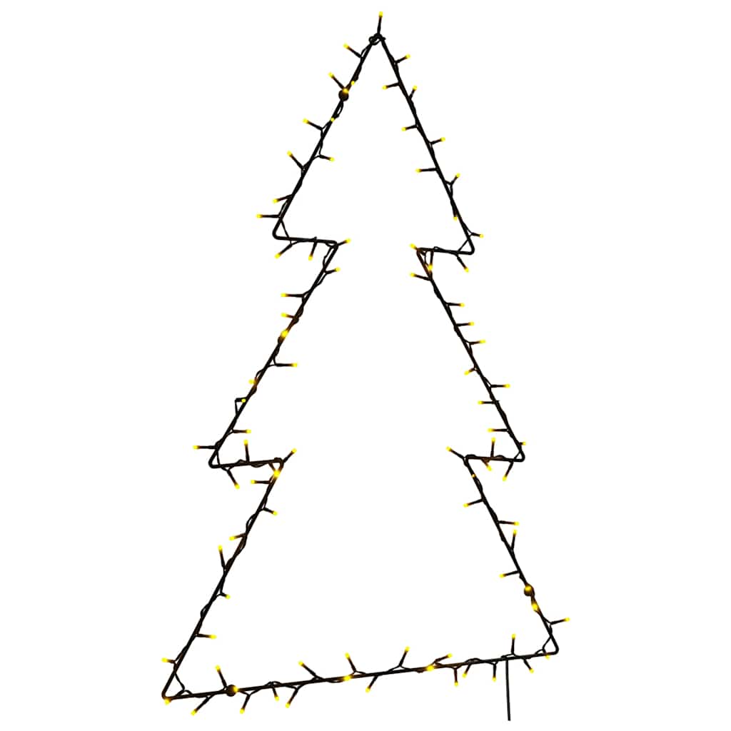 Kerstverlichting Kerstboom Silhouet 80 Leds Warm Wit