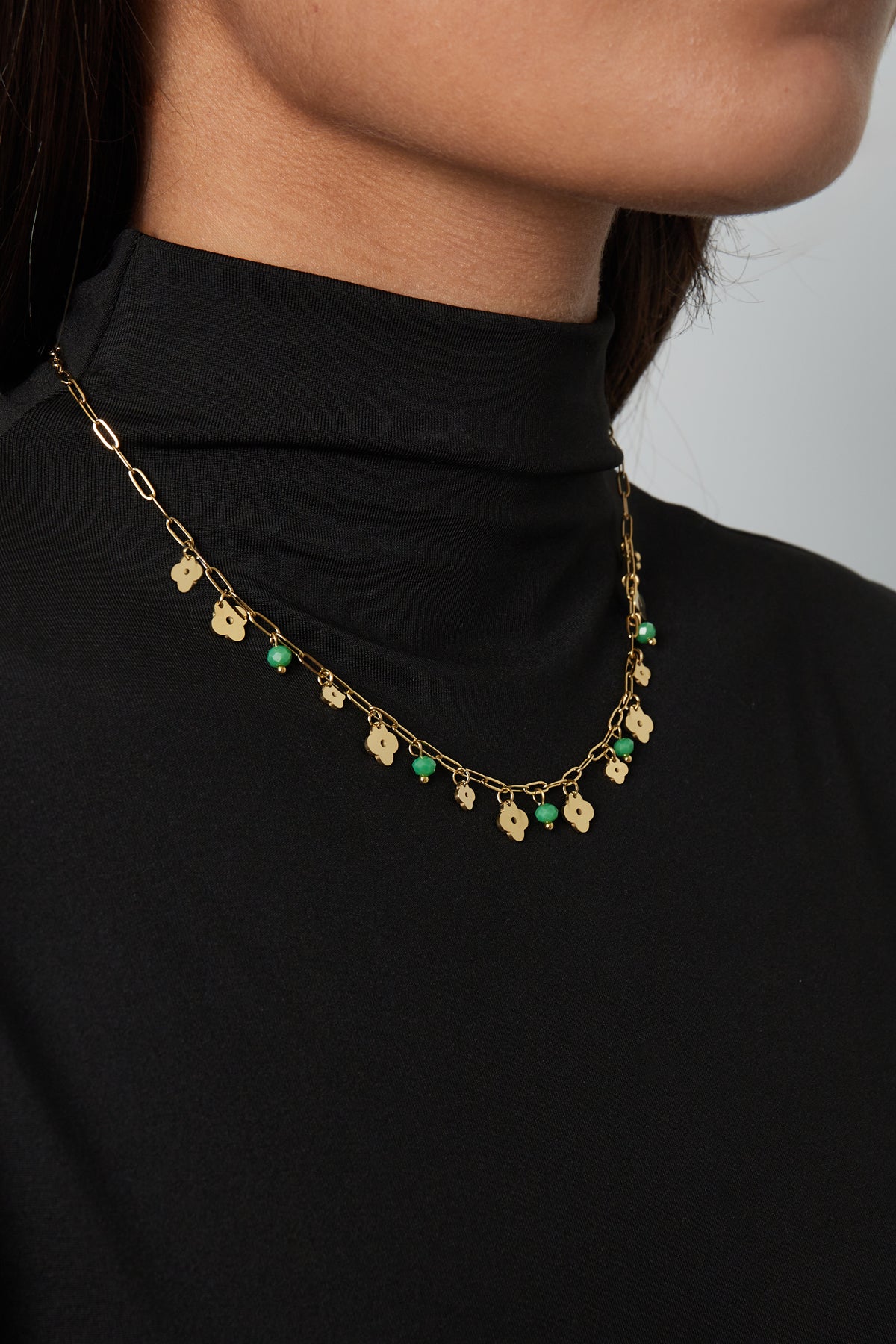 ketting clover basic - groen