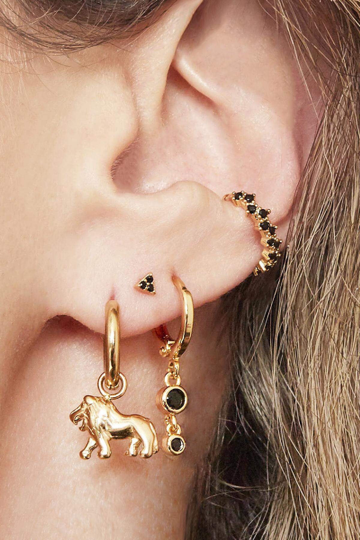 Earcuff Lola Goud kleur Koper