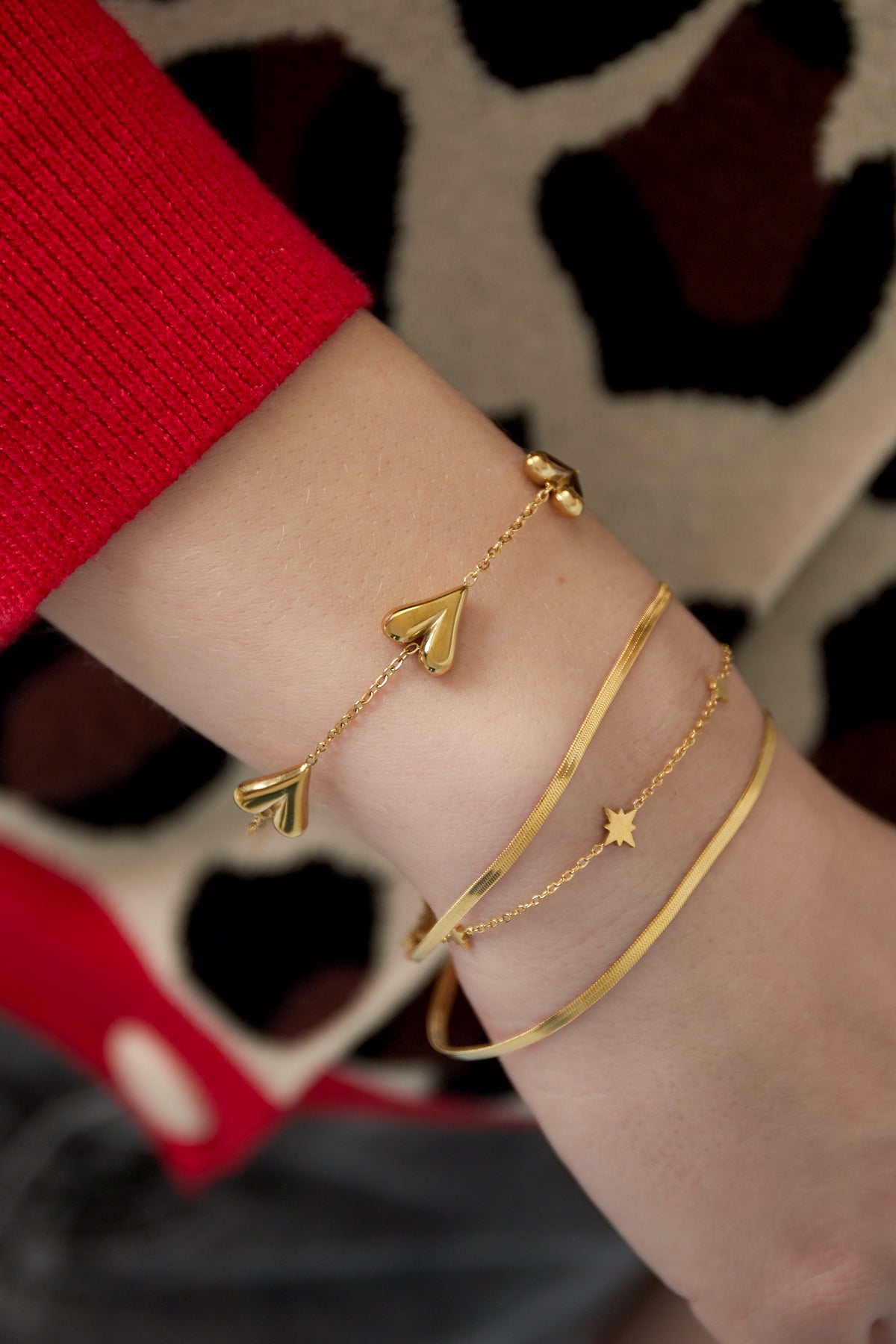 golden layers armband