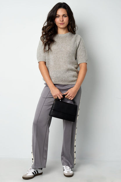 Elegant Short Sleeve Nylon Top - Versatile Comfort for Every Occasion