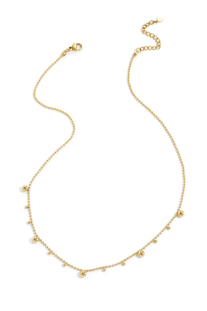 Ketting met afwisselende bolletjes