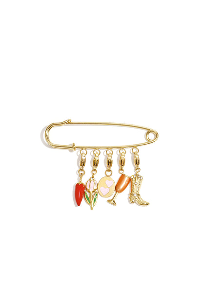 Broche 5 DIY charms