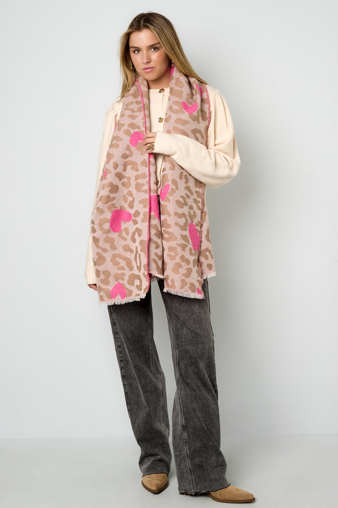 Leopard love sjaal
