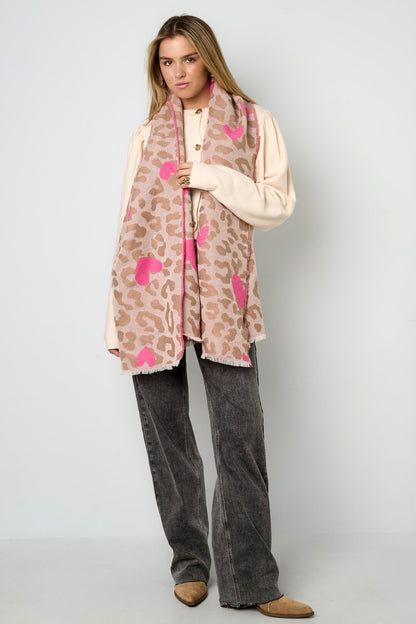 Leopard love sjaal