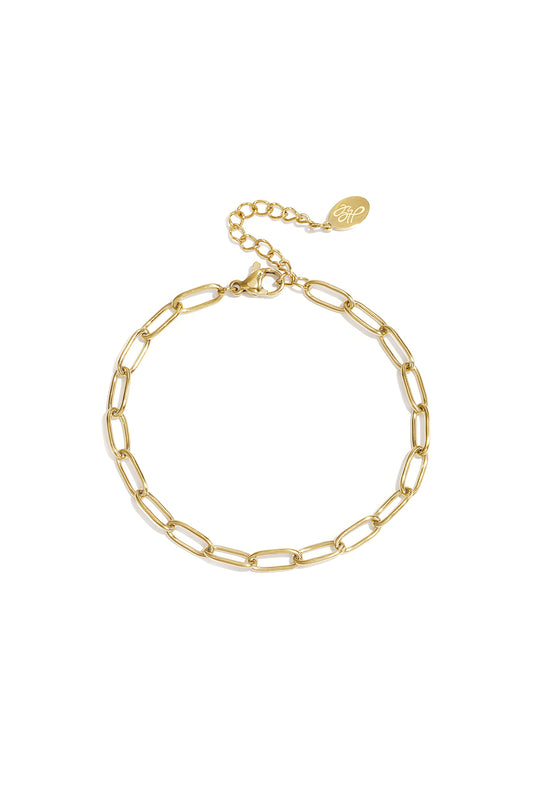 Schakelarmband basic Stainless Steel