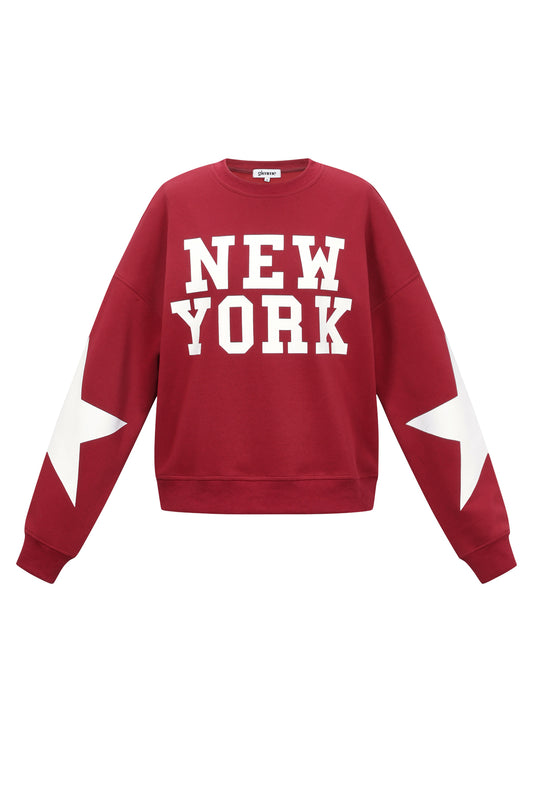 New York sweater met ster