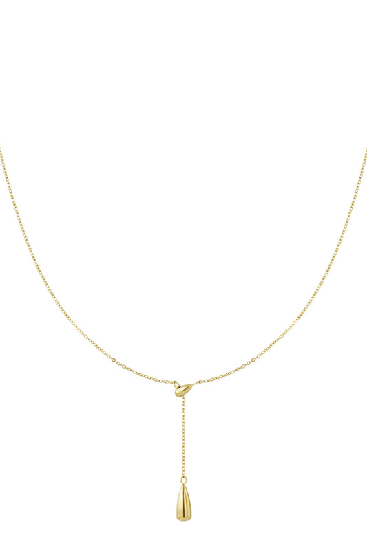 ketting met druppel bedel