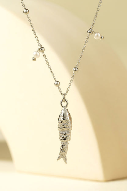 Basis ketting met vis - Zilverkleur