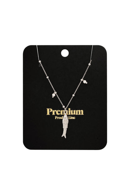 Basis ketting met vis - Zilverkleur
