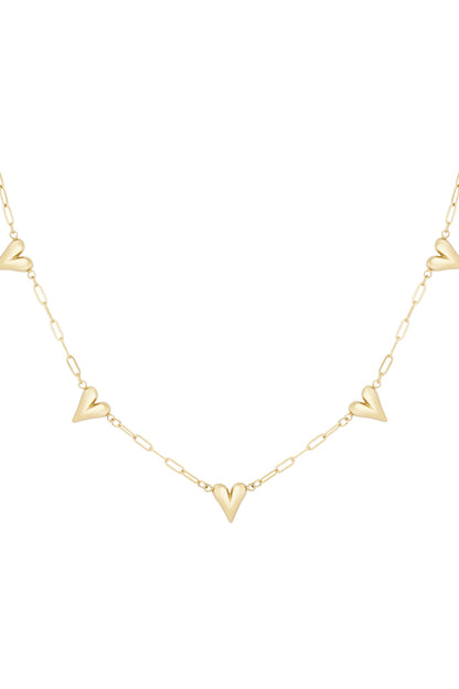 hearts unfolded ketting