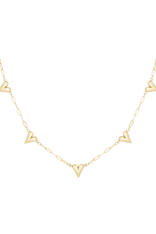 hearts unfolded ketting