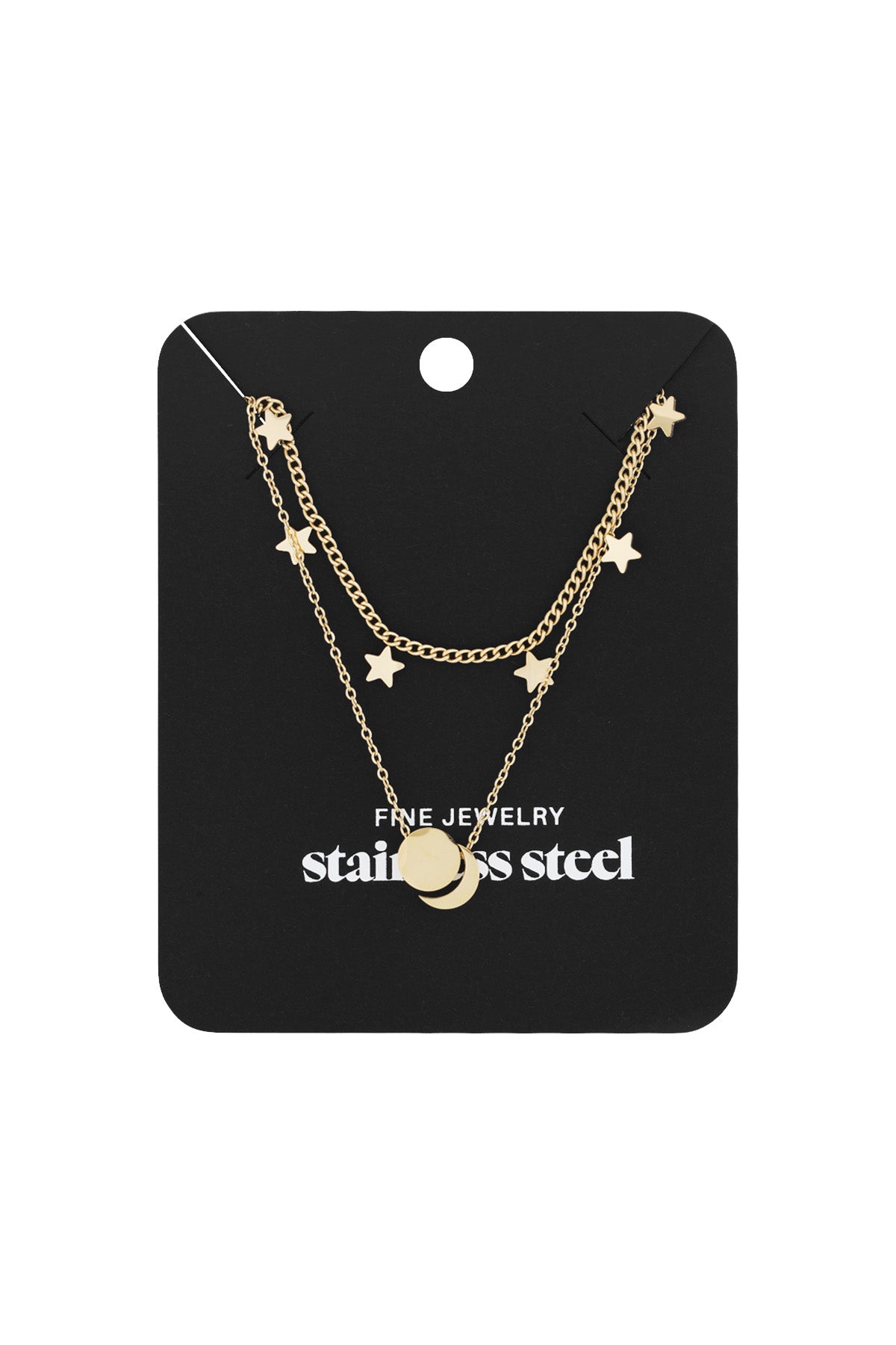 dubbele sterren ketting