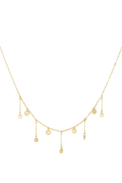 Golden Glimmer Necklace - Gold kleur