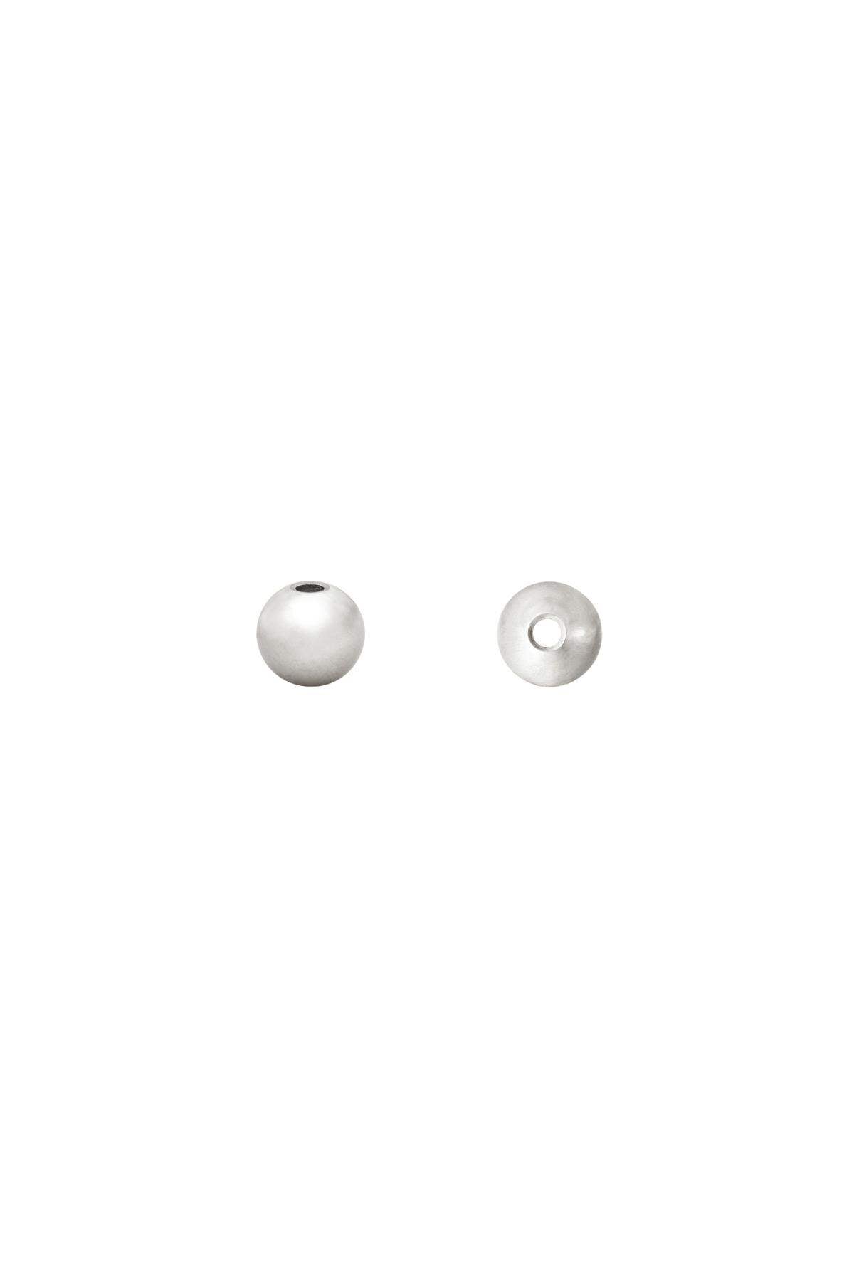DIY Beads Ball 3MM Zilver Stainless Steel