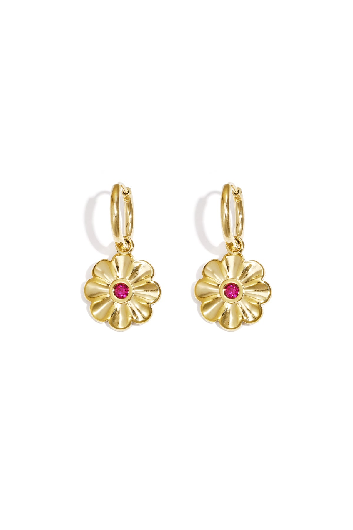 shimmering flower oorbellen