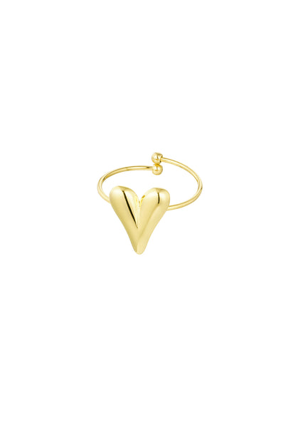 aesthetic hartjes ring
