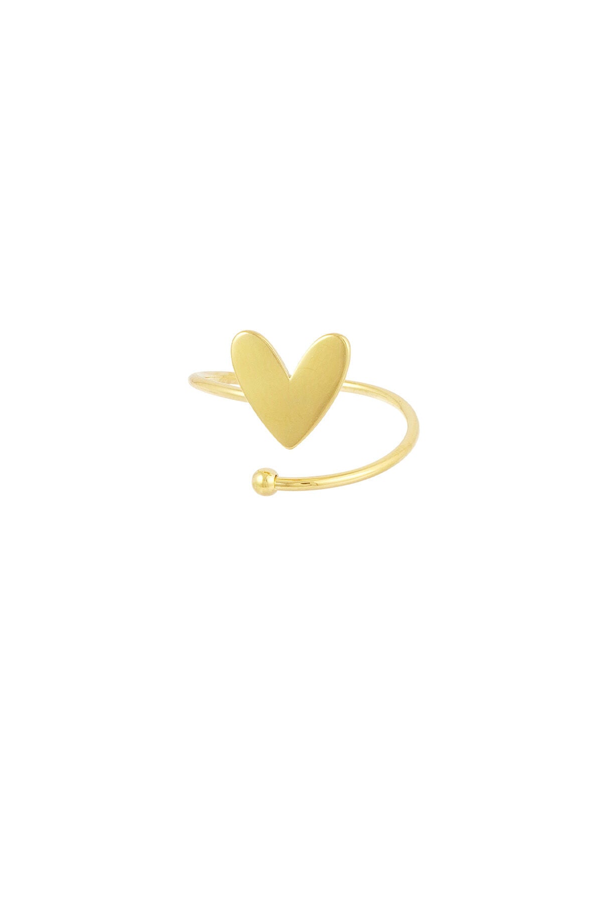 gedraaide liefdes ring