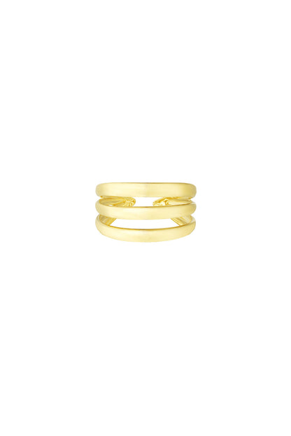 Vintage drielaagse ring