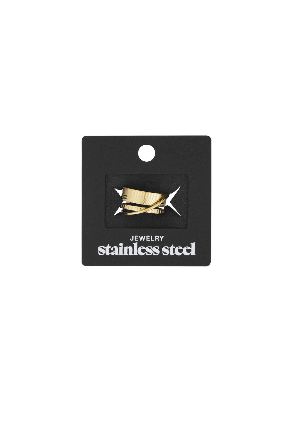 stacked treasures ring