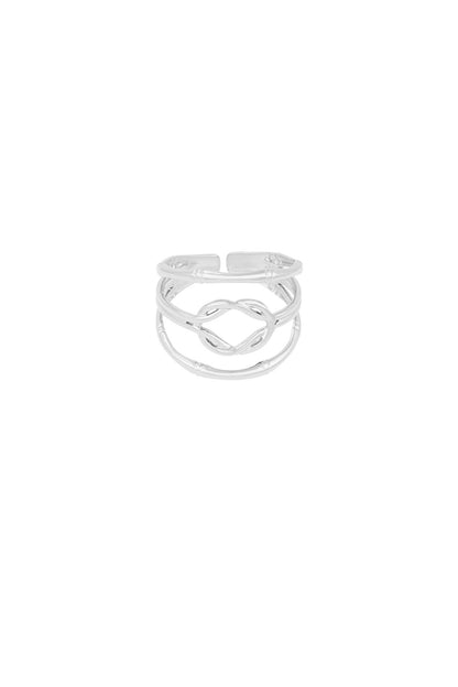 layered knot ring