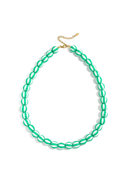 Kralenketting met gestreepte kralen