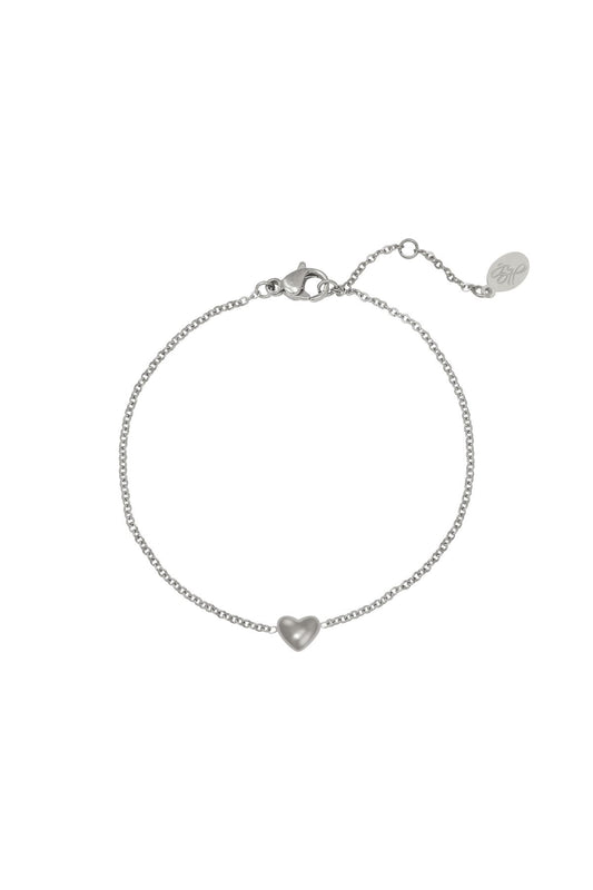 Armband Always in my Heart Zilver Stainless Steel
