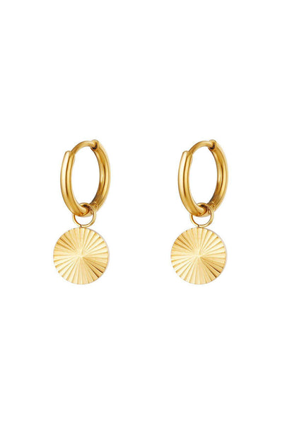 Elegant Drop Earrings in Silver and Gold
