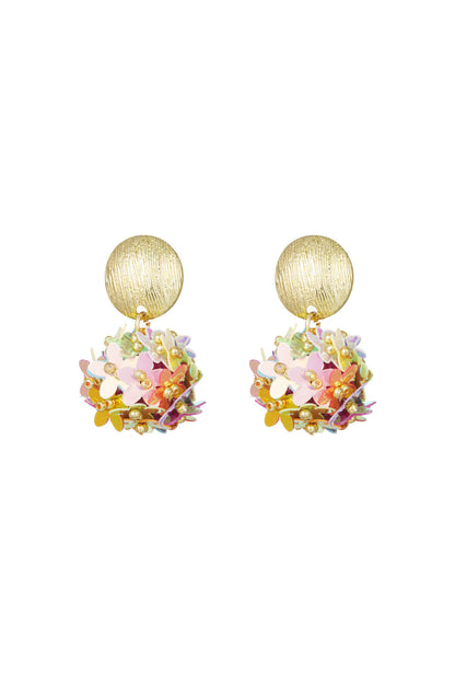 Pop of colour oorbellen