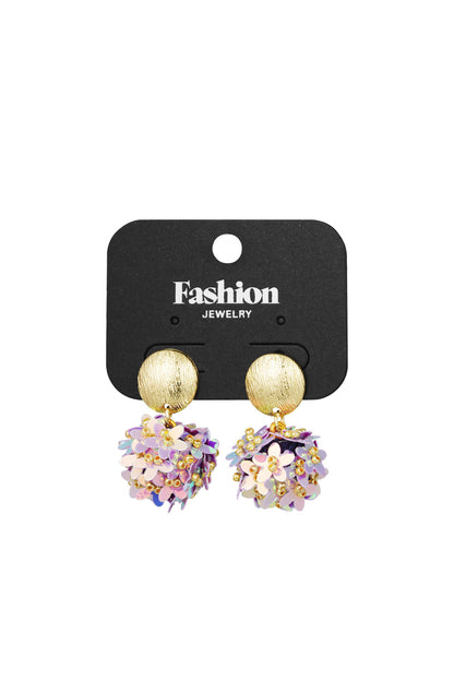 Pop of colour oorbellen