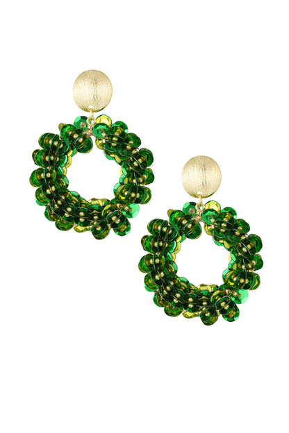 sequin spark oorbellen