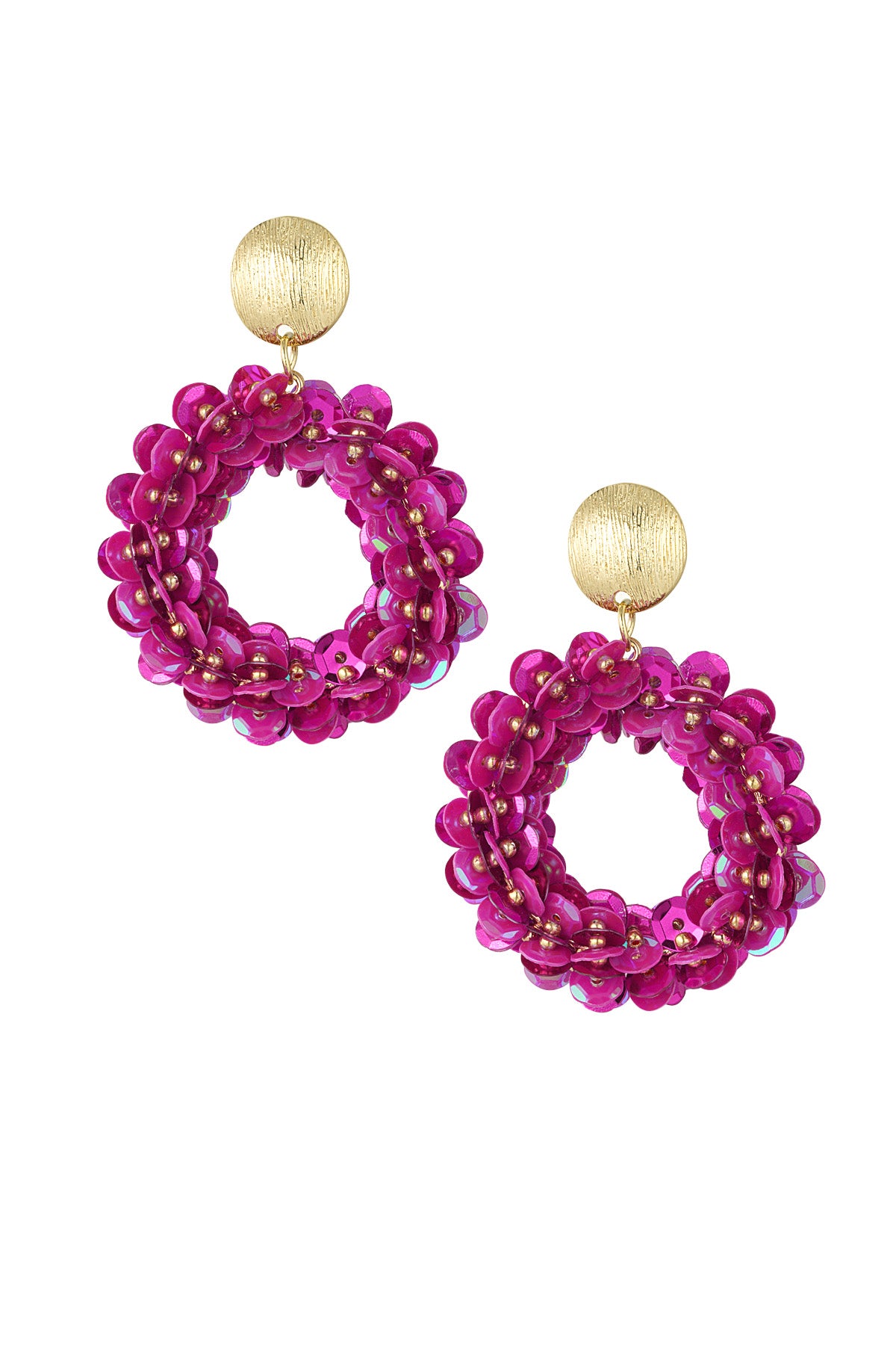 sequin spark oorbellen