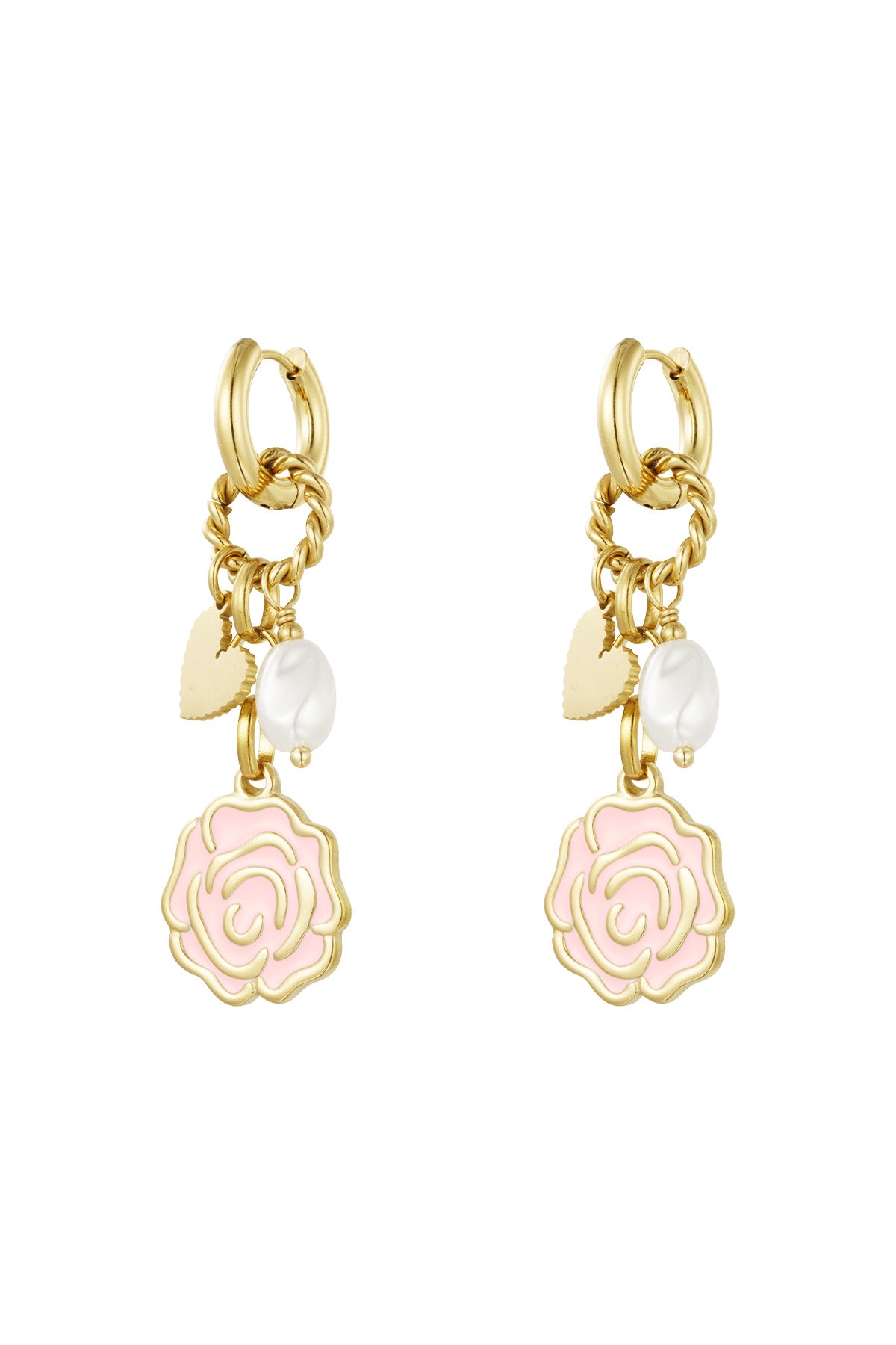 Oorbellen forever rose