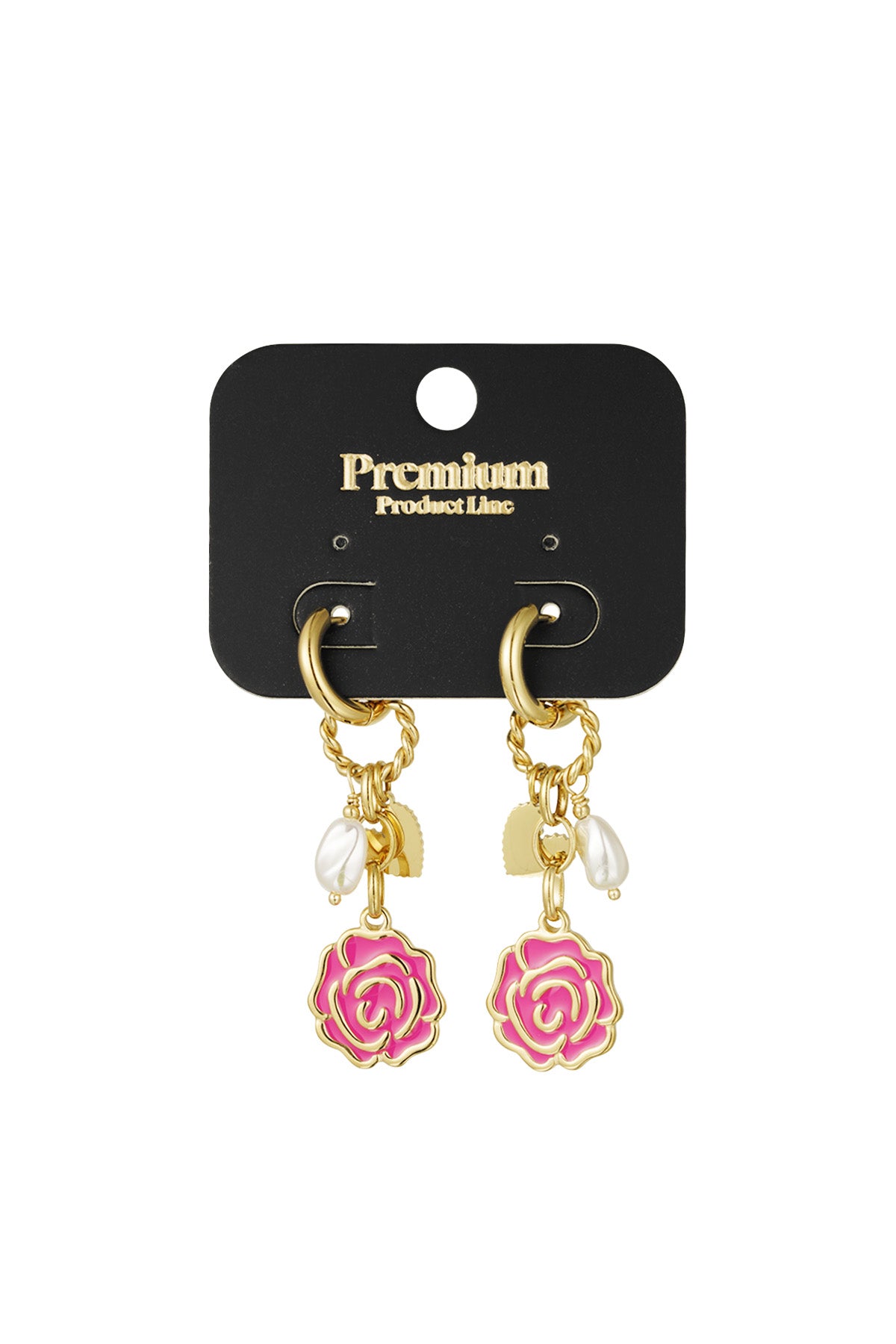 Oorbellen forever rose