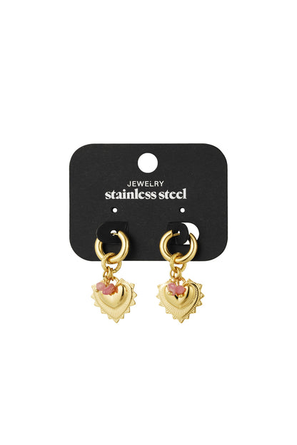 oorbellen bold heart