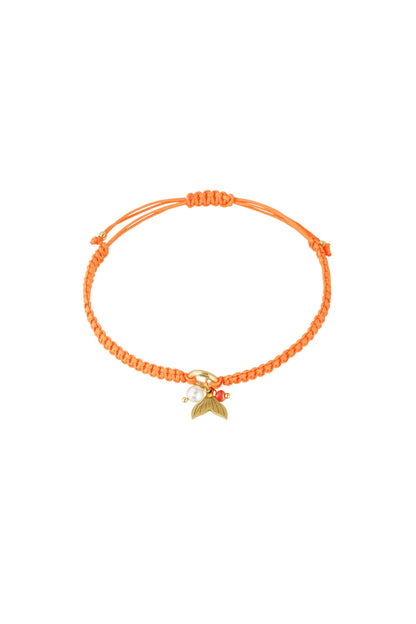 armband mermaid wonder - oranje & 
