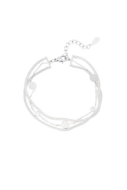 dubbele coin armband