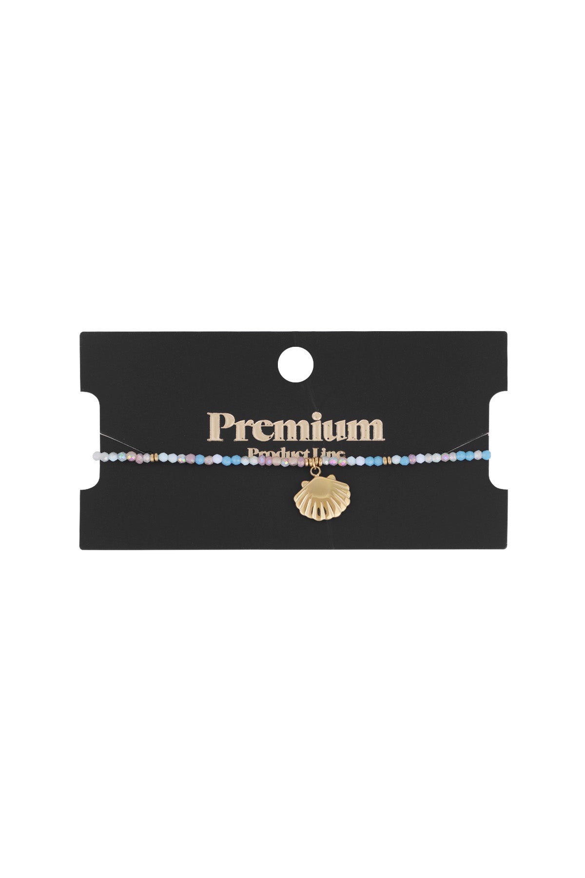 kleurvolle schelp armband