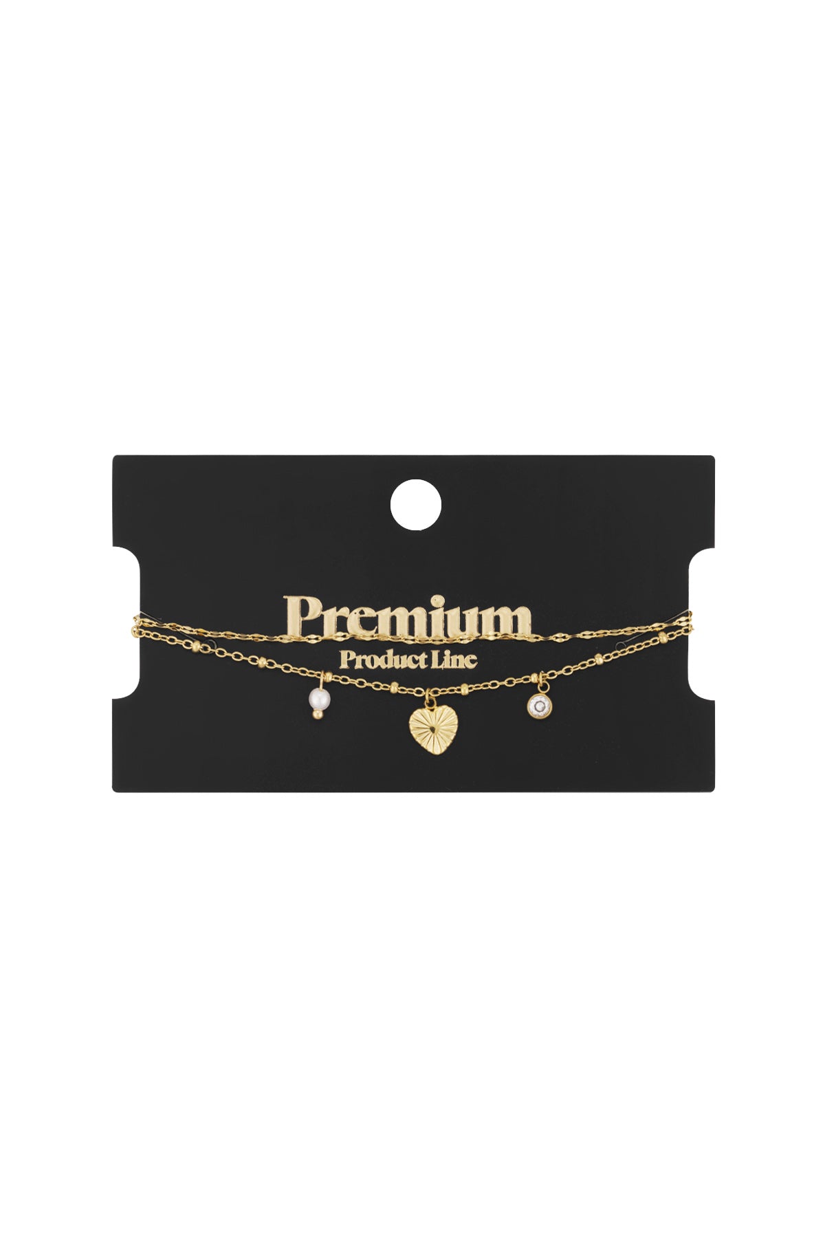 Love Love Love Armband - Zilverkleur