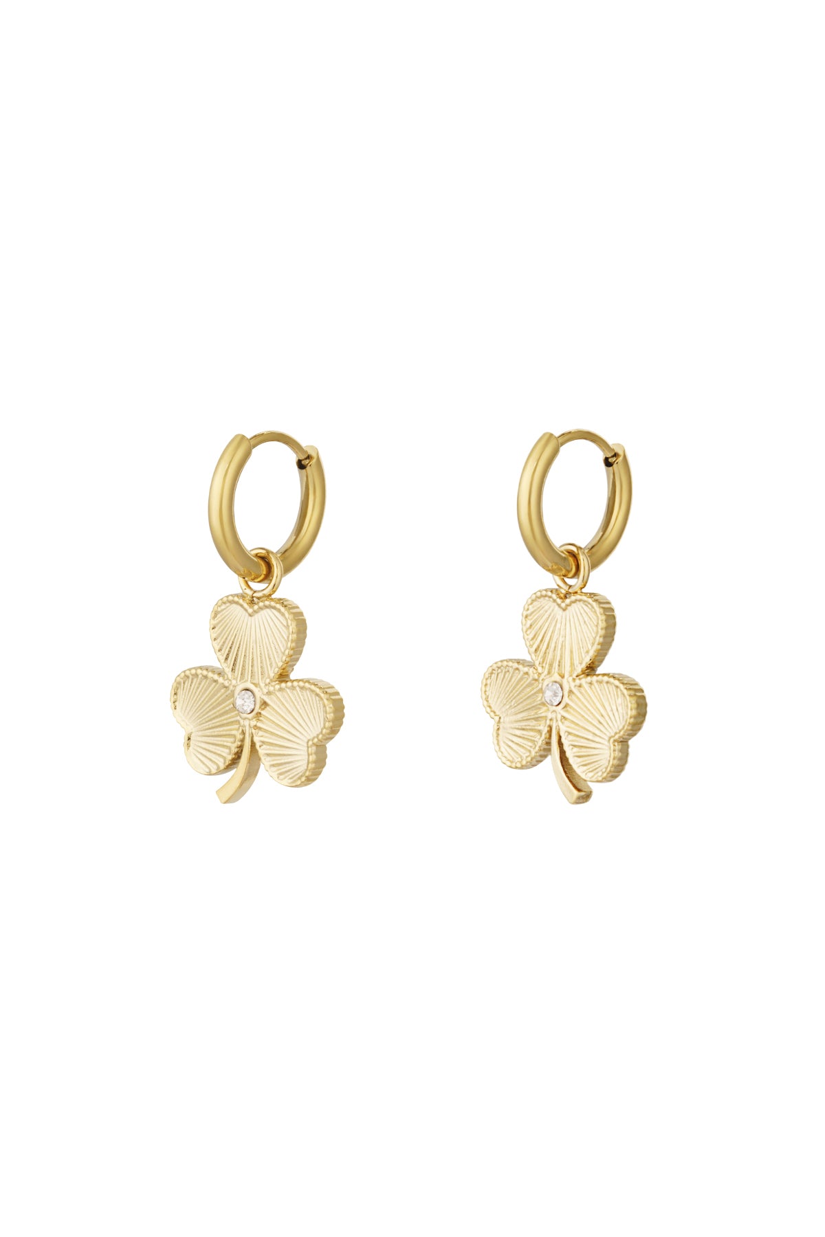 four-leaf clover oorbellen