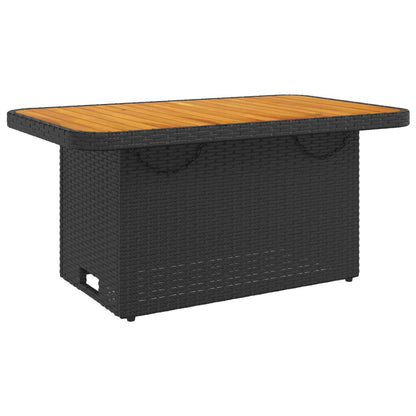 Tuintafel 90x55x71 cm poly rattan