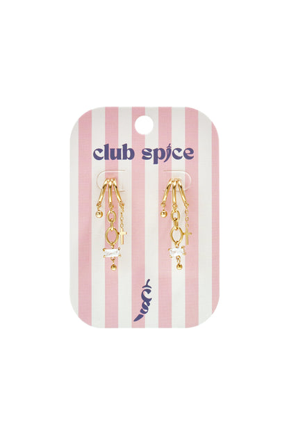 Elegant Cross Drop Earrings - Luxurious & All Fit
