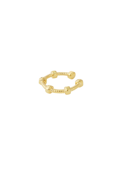 Ear cuff locked up