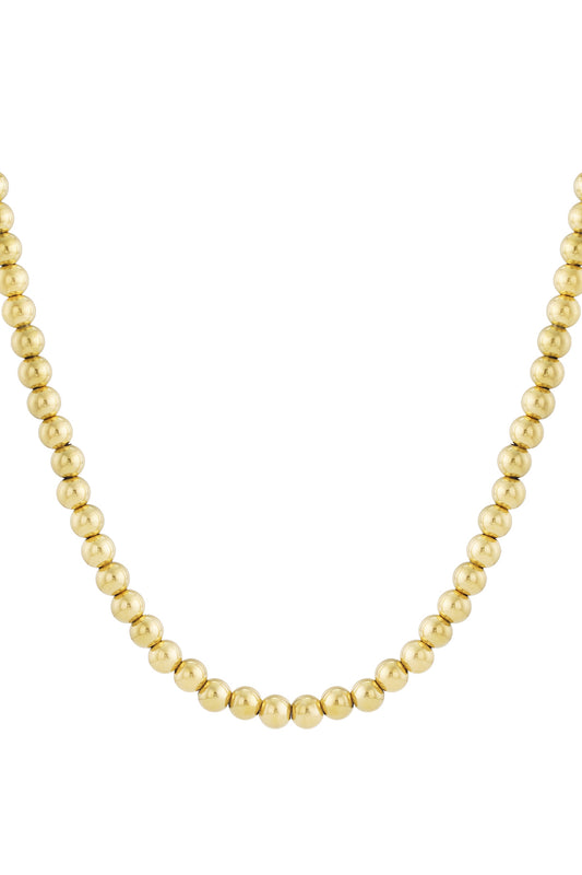 Holle kralenketting -10mm
