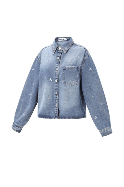 Strass denimjas