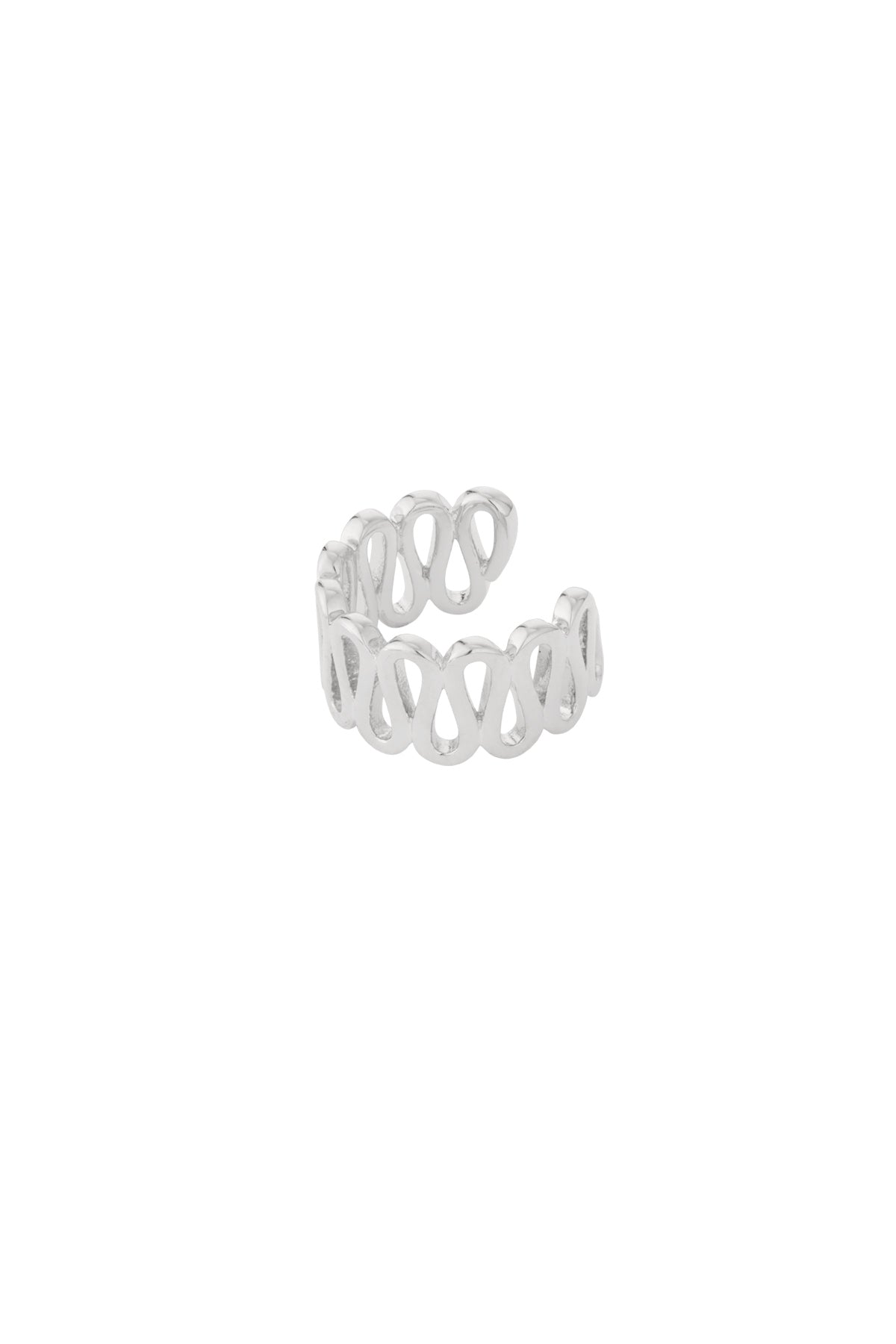 Ear cuff swirl