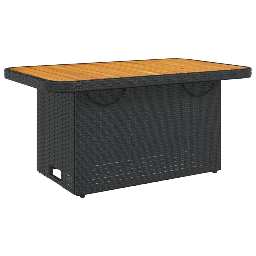 Tuintafel 90x55x71 cm poly rattan