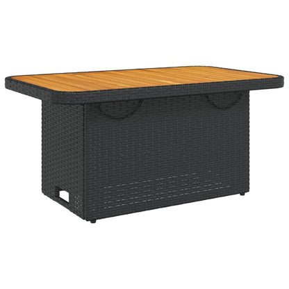 Tuintafel 90x55x71 cm poly rattan