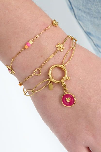 Roestvrijstalen kettingarmbanden Ketting DIY Dagelijkse eenvoudige serie Damessieraden