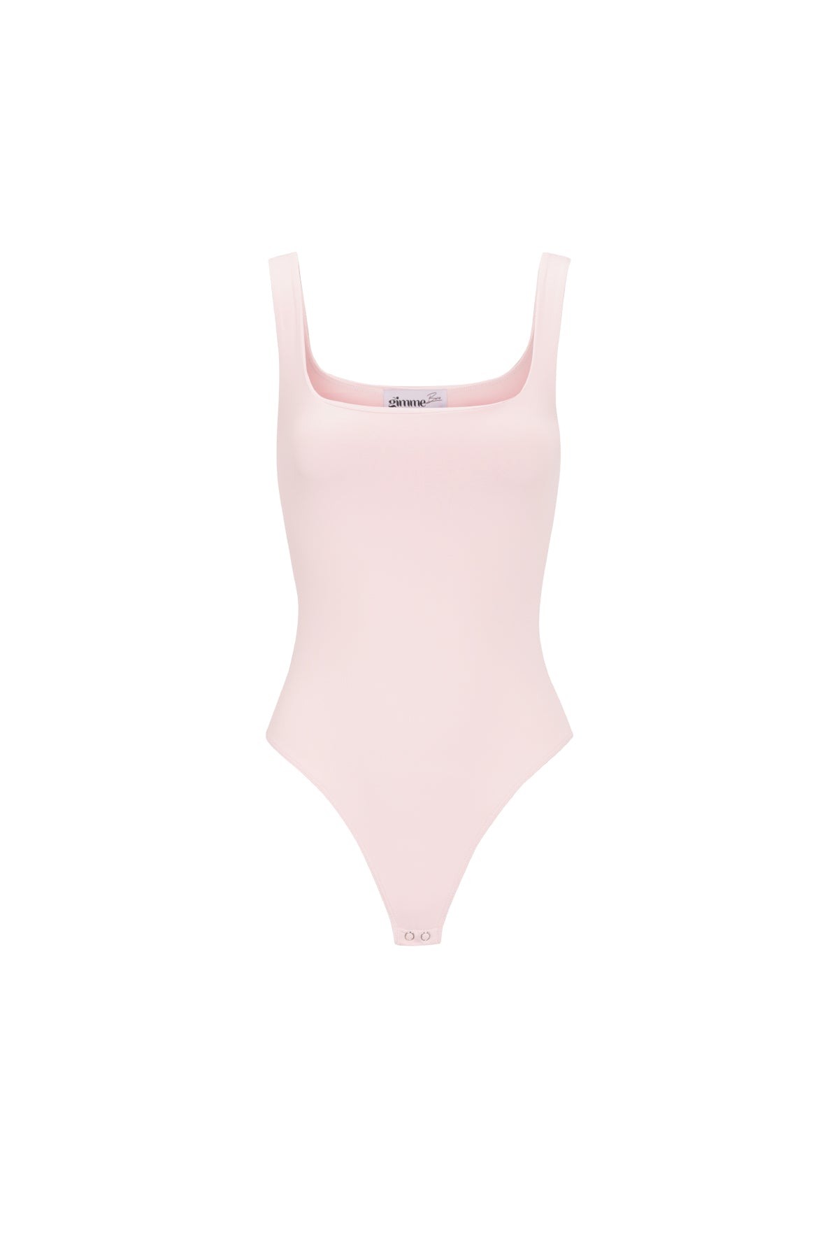 Knitted Nylon Shapewear Bodysuit Basic Solid Color